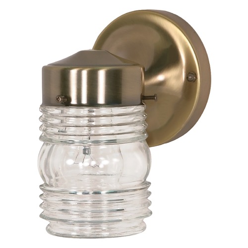 Antique Brass Outdoor Wall Light by Nuvo Lighting