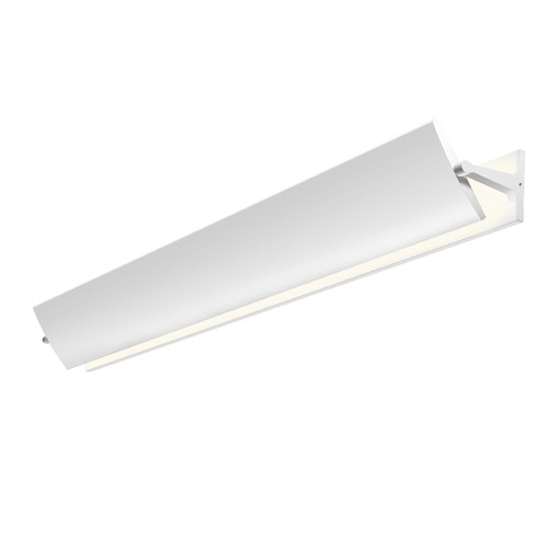 Aileron Textured White LED Sconce by Sonneman Lighting