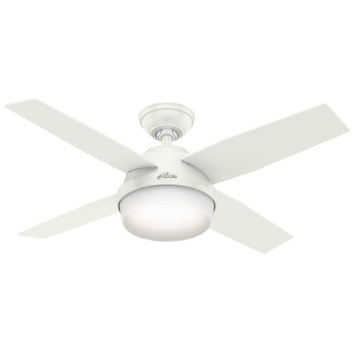 44-Inch Dempsey Fresh White LED Fan by Hunter Fan Company