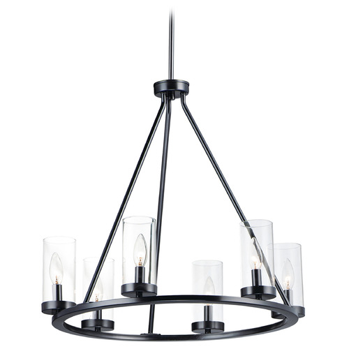 Maxim Lighting Sentinel Black Chandelier