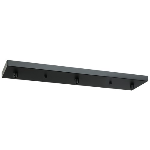 Multi Ceiling Canopy 120V Black Ceiling Adaptor by Matteo Lighting