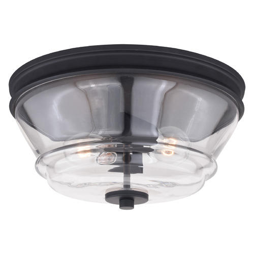 Vaxcel Lighting Toledo Matte Black Flushmount Light