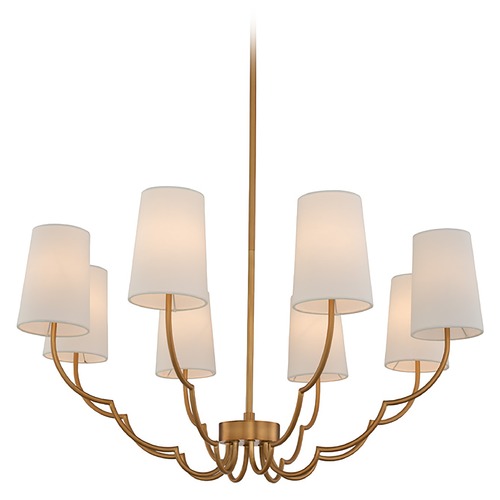 Kalco Lighting Sophia 34-Inch 8-Light Chandelier in New Brass by Kalco Lighting 514373NB