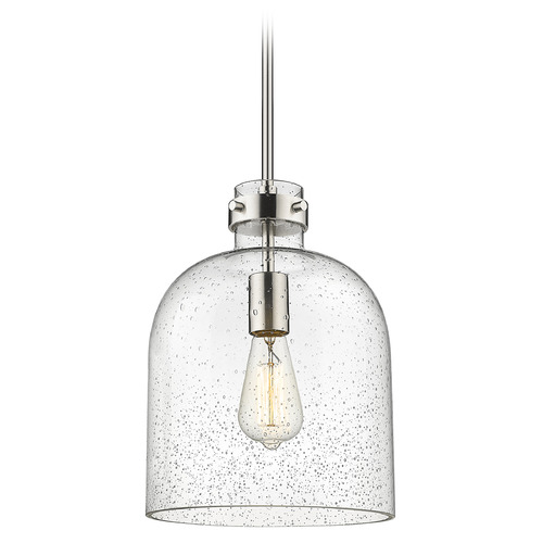 Z-Lite Pearson Brushed Nickel Mini Pendant by Z-Lite 817-9BN