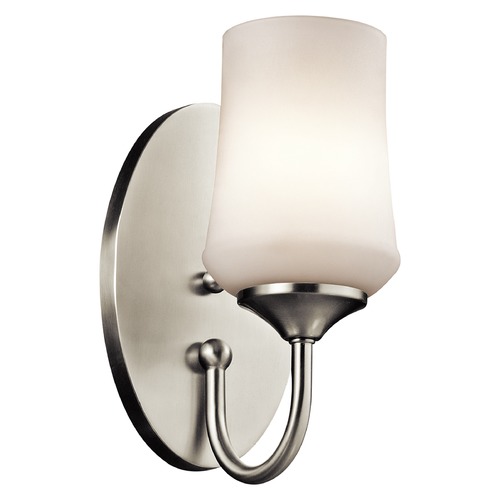 Kichler Lighting Aubrey Sconce in Brushed Nickel by Kichler Lighting 45568NI