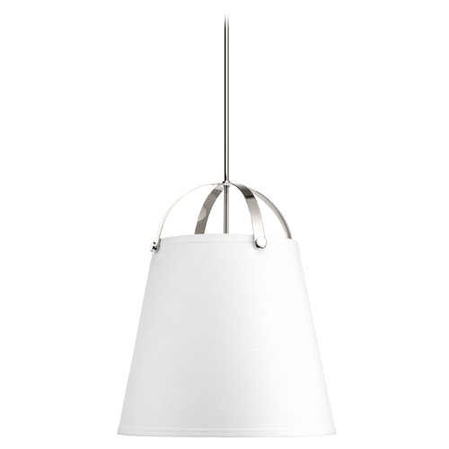Galley Polished Nickel Pendant by Progress Lighting