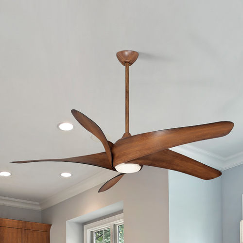 Minka Aire Artemis XL5 62-Inch LED Fan in Distressed Koa by Minka Aire F905L-DK