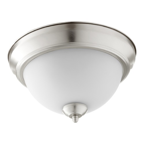 Satin Nickel Flush Mount by Quorum Lighting