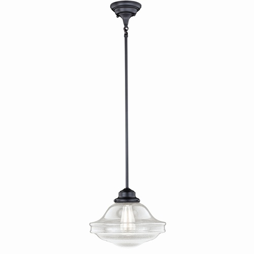 Huntley 12-Inch Pendant in Oil Rubbed Bronze by Vaxcel Lighting