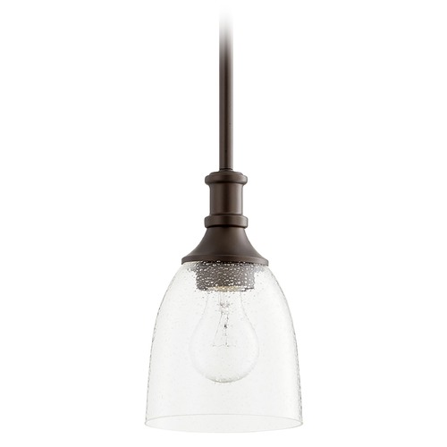 Richmond Oiled Bronze Mini Pendant by Quorum Lighting