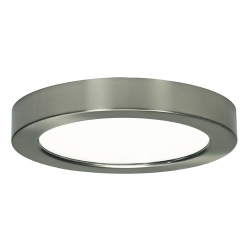 Satco Lighting Blink 7-Inch LED Round Surface Mount 13.5W Brushed Nickel 3000K by Satco Lighting S29349