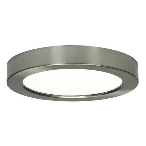 Blink 7-Inch LED Round Surface Mount 13.5W Brushed Nickel 3000K by Satco Lighting