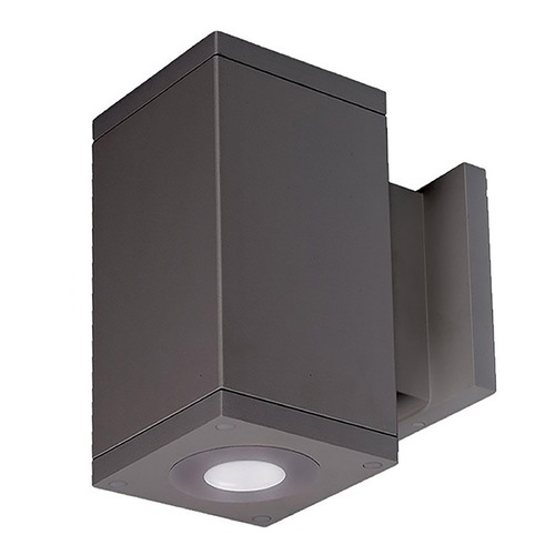 Cube Arch Graphite LED Outdoor Wall Light by WAC Lighting