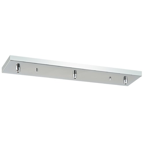 Multi Ceiling Canopy 120V Chrome Ceiling Adaptor by Matteo Lighting