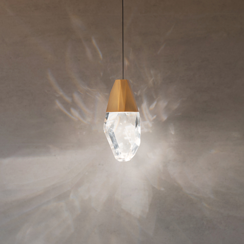 Martini LED Mini Pendant in Aged Brass by Schonbek Beyond