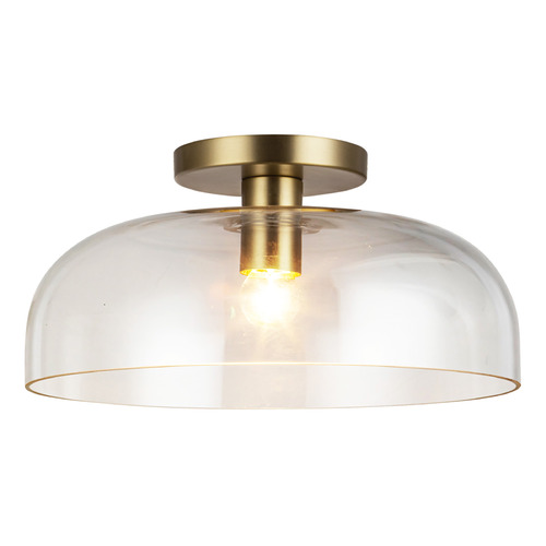 Alora Lighting Alan Pepin Sylvia Brushed Gold Semi-Flushmount Light