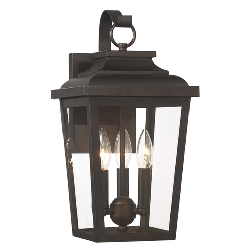 Irvington Manor 3-Light Outdoor Wall Light in Bronze by Minka Lavery