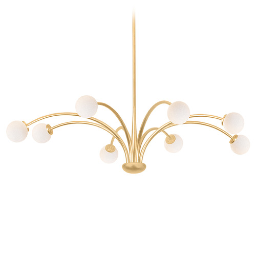 Troy Lighting Orinda Vintage Gold Leaf LED Chandelier