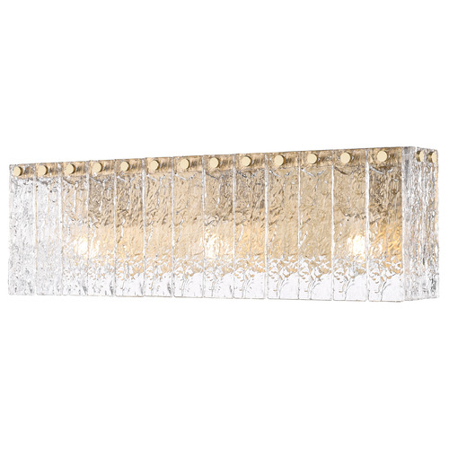 Z-Lite Glacier Modern Gold Bathroom Light