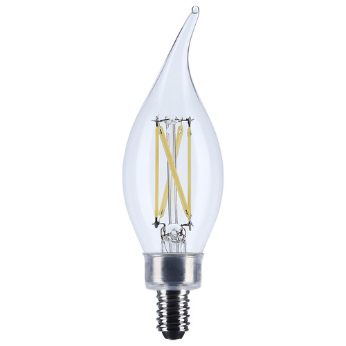 5.5W CA10 5000K E12 Base Clear LED Light Bulb by Satco Lighting