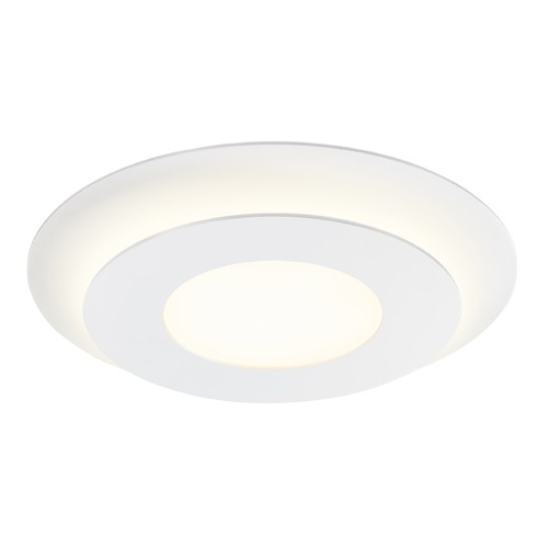 Offset Textured White LED Flush Mount by Sonneman Lighting