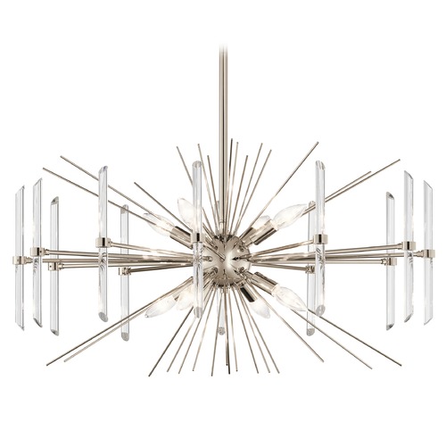 Kichler Lighting Eris 30-Inch Polished Nickel Chandelier by Kichler Lighting 44276PN