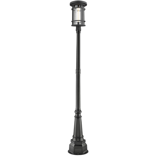 Z-Lite Jordan Black Post Light by Z-Lite 570PHXL-564P-BK