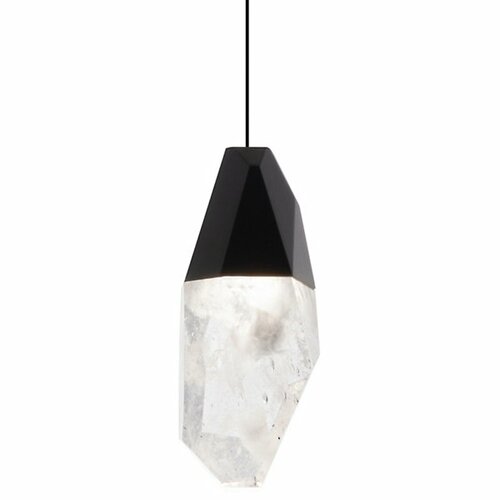 Schonbek Beyond Martini LED Mini Pendant in Black by Schonbek Beyond BPD20207OH-BK