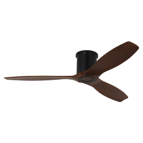 Visual Comfort Fan Collection Collins 52 Smart Hugger Midnight Black Ceiling Fan Without Light