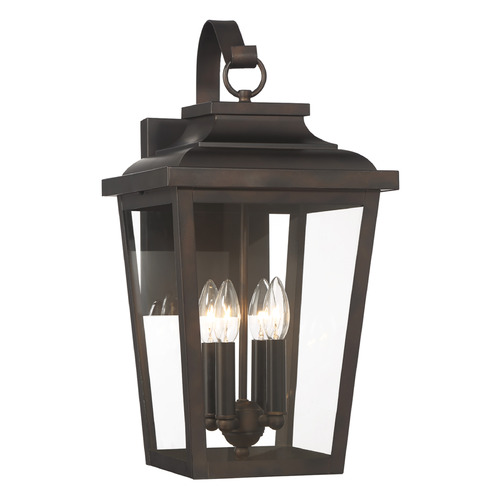 Irvington Manor 4-Light Outdoor Wall Light in Bronze by Minka Lavery