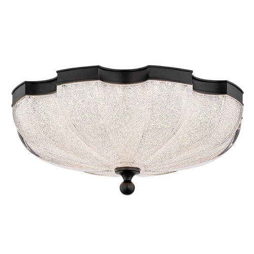 Schonbek Worldwide Lighting Cupola Black LED Flushmount Light