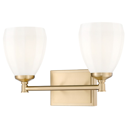 Z-Lite Z-Lite Oren Modern Gold Bathroom Light 7004-2V-MGLD