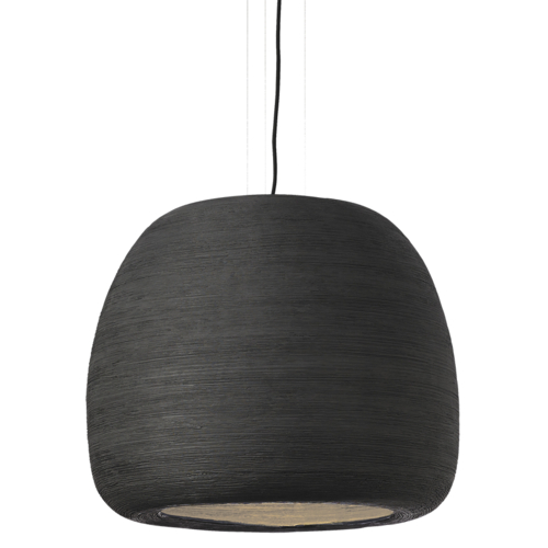 Karam Large Pendant in Black by Visual Comfort Modern