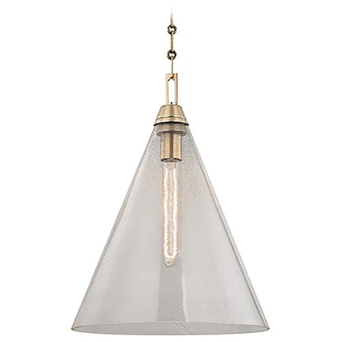 Hudson Valley Lighting Newbury Pendant in Aged Brass by Hudson Valley Lighting 6014-AGB