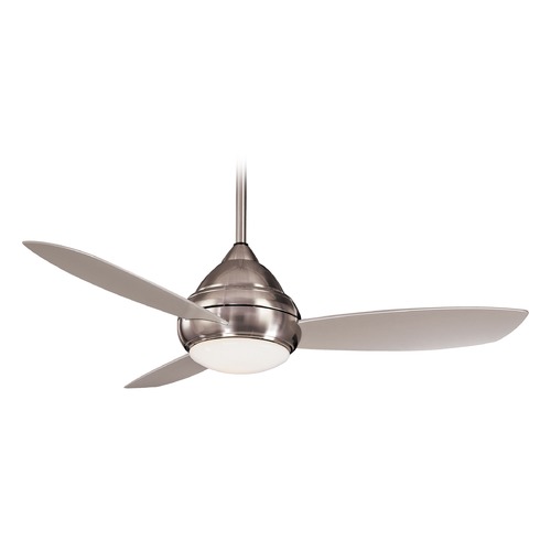 Minka Aire Concept I 52-Inch LED Fan in Brushed Nickel with Silver Blades F476L-BNW