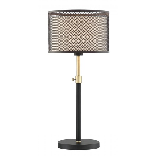 Elena Black & Antique Brass Table Lamp by Lite Source Lighting