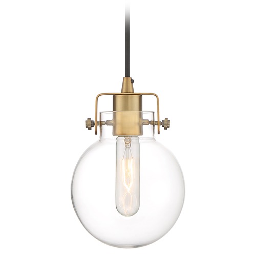 Quoizel Lighting Sidwell Mini Pendant in Weathered Brass by Quoizel Lighting SDL1506WS