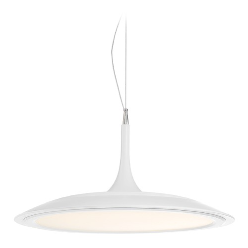 George Kovacs Lighting Hover Matte White LED Pendant by George Kovacs P1781-044B-L