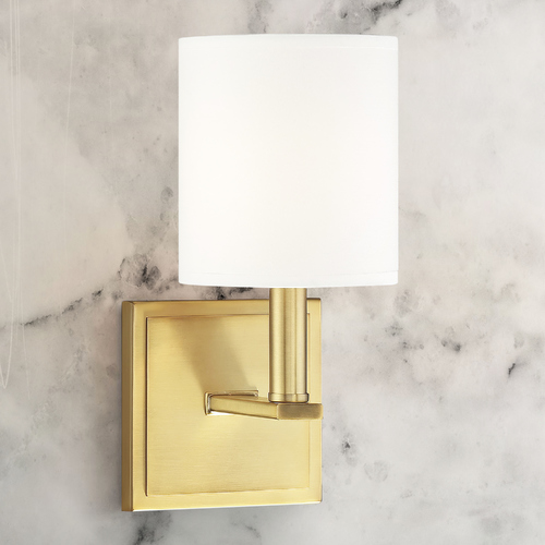 Waverly Warm Brass Sconce by Savoy House
