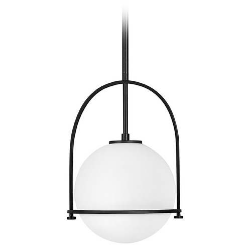Somerset Medium Pendant in Black by Hinkley Lighting