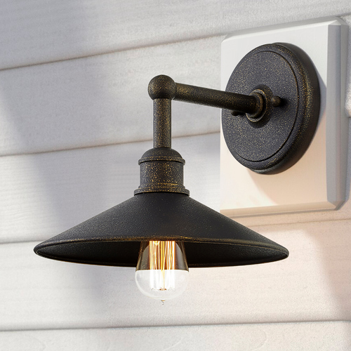 Troy Lighting Shelton Vintage Bronze Outdoor Wall Light by Troy Lighting B7591