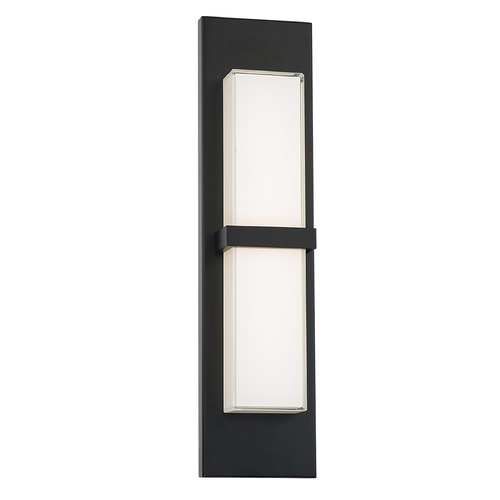 Bandeau 22-Inch LED Outdoor Wall Light in Black 3CCT 4000K by WAC Lighting