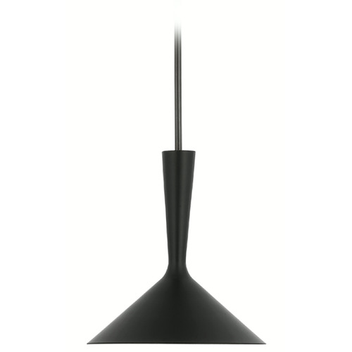 Visual Comfort Signature Collection Aerin Rosetta Pendant in Black & Bronze by Visual Comfort Signature ARN5540BLKBZ