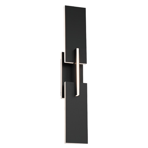 Modern Forms by WAC Lighting Amari 22-Inch LED Wall Sconce in Black by Modern Forms WS-79022-BK