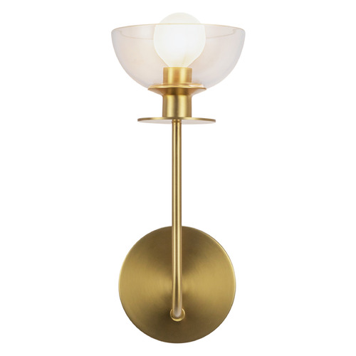 Alora Lighting Alan Pepin Sylvia Brushed Gold Sconce