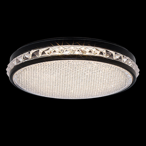 Schonbek Worldwide Lighting Kristally Black LED Flushmount Light