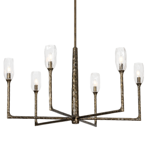 Lyle 48-Inch Chandelier in Black Patina Gold by Troy Lighting