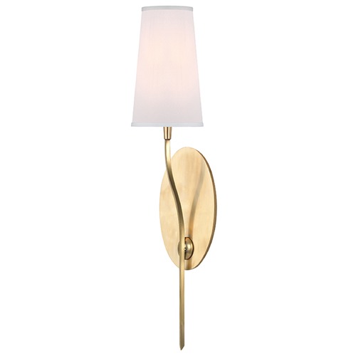 Rutland Sconce in Aged Brass by Hudson Valley Lighting