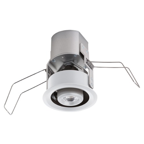 Generation Lighting Lucarne 24V LED Niche Gimbal Down Light in White 2700K by Generation Lighting 95516S-15