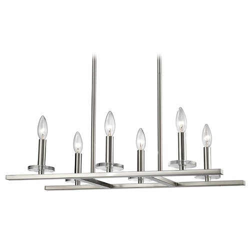 Z-Lite Verona Brushed Nickel Linear Light by Z-Lite 2010-6L-BN